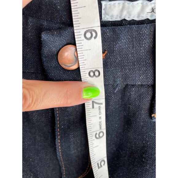 JOE'S Cigarette Fit Dark Wash Denim Jeans Size 30 Mid Rise Straight Leg Classic - Picture 14 of 15